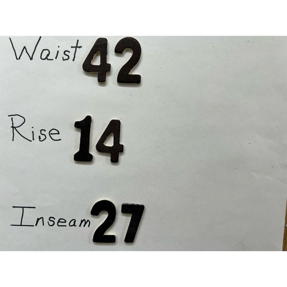 Levi 550 Men's Jeans Size 42" Waist Hemmed to 27" - Picture 5 of 5